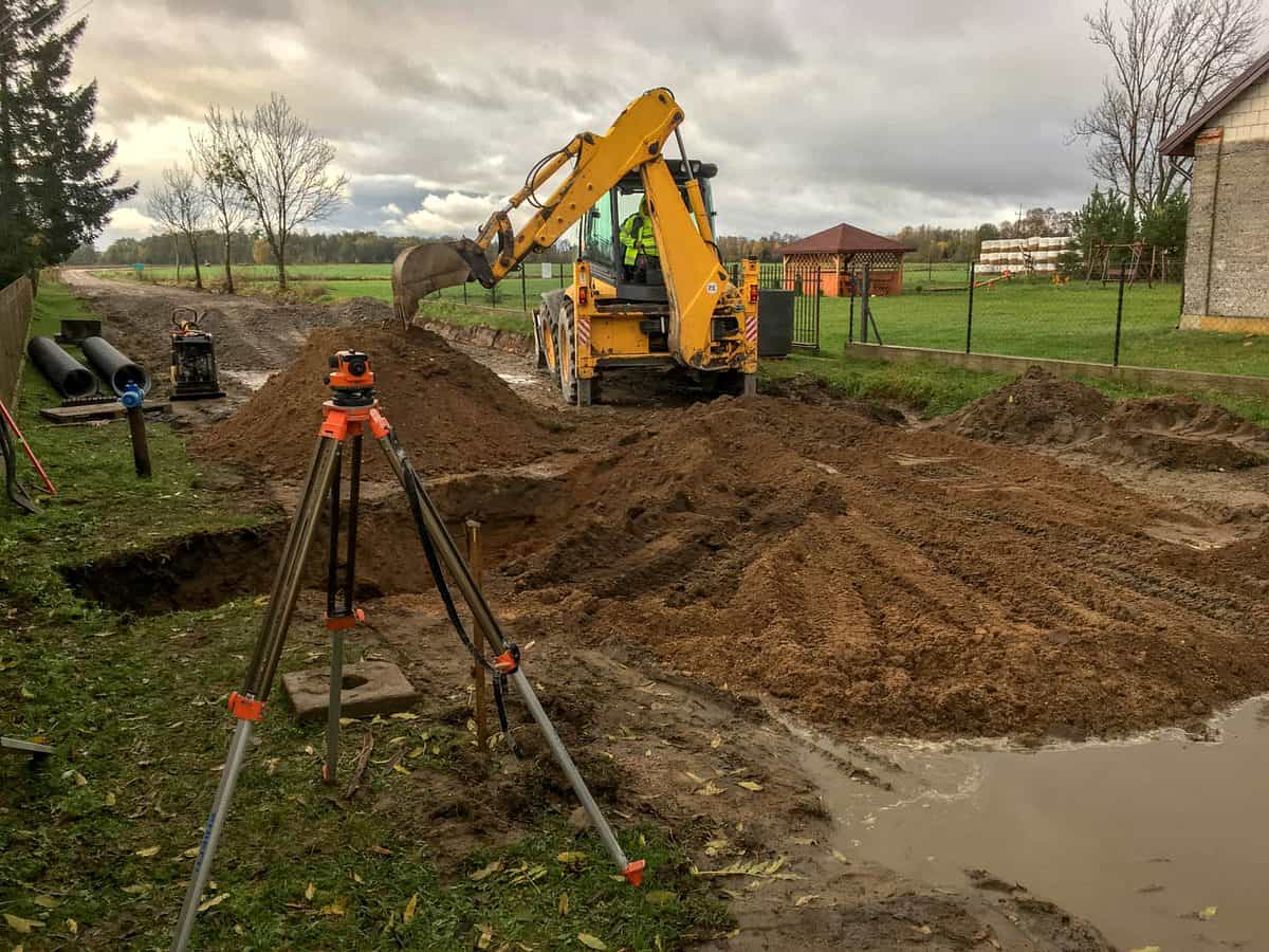 Pregatire teren pentru constructii